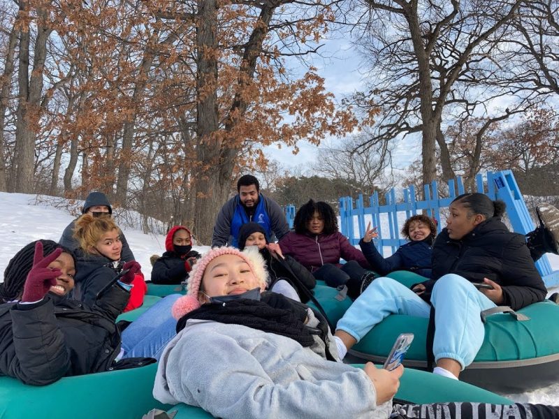 Henry High and North High students and staff continue winter fun at Theodore Wirth Park