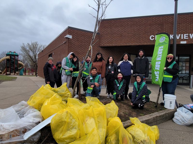 Cleaning up and greening up our community