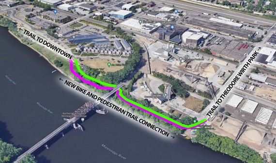 Construction begins on new Northside riverfront trail connection