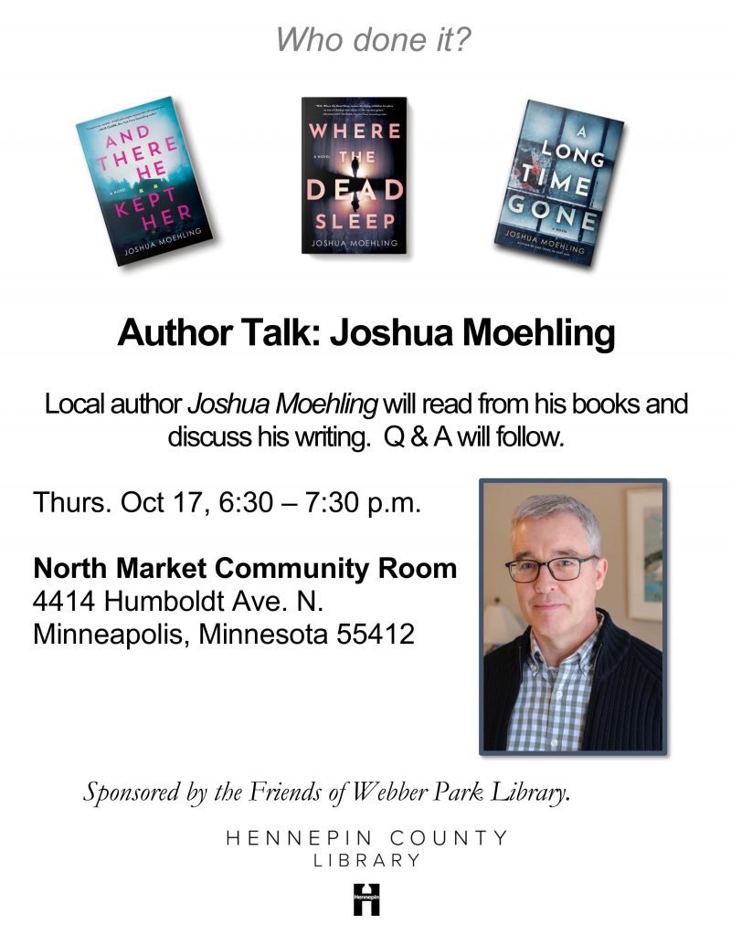 Author Talk at North Market Community Room